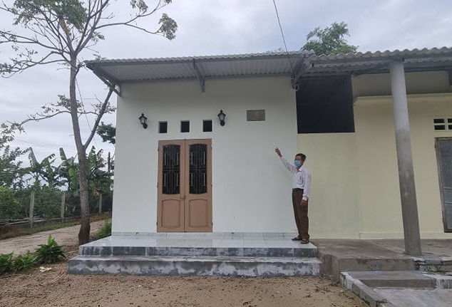 "Mái ấm tình thương" do ca sĩ Đàm Vĩnh Hưng và các nhà hảo tâm tài trợ ở huyện Hải Lăng