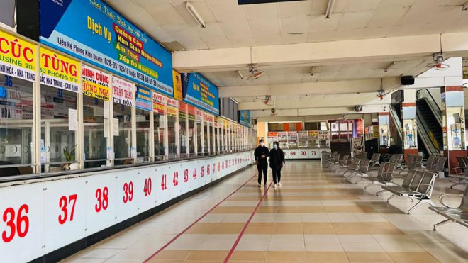 Hiện nay, tuyến vận tải hành khách liên tỉnh TP.HCM - Đắk Lắk đã tạm ngưng hoạt động. Ảnh: ĐÀO TRANG.