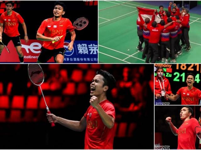 Thể thao - Indonesia làm "bá chủ" cầu lông nam thế giới: Thắng Trung Quốc 3-0