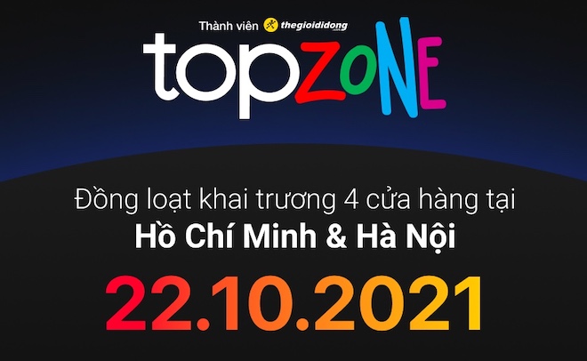 TGDĐ đã chính thức công bố chuỗi cửa hàng TopZone.