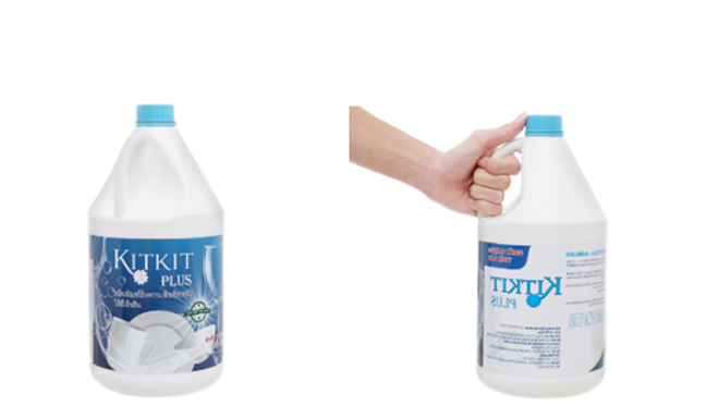 Nước rửa chén Kitkit Plus không mùi – Can 3.5L