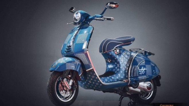 Siêu phẩm Vespa 946 Louis Vuitton "độc nhất vô nhị" trên thế giới - 7