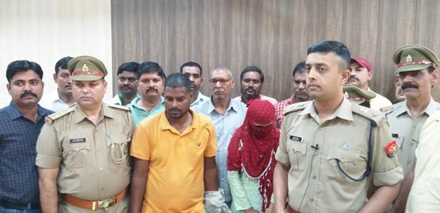 Các nghi phạm bị cảnh sát bắt giữ.