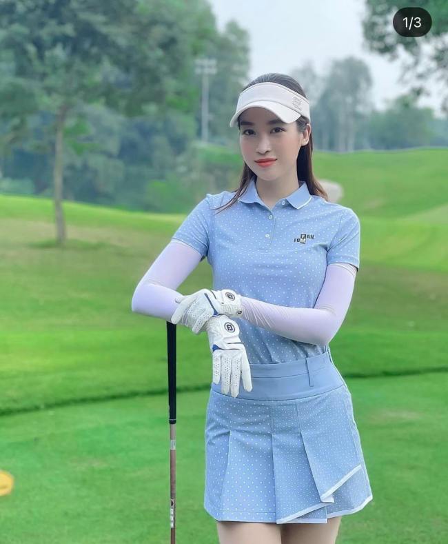 Trang phục gợi cảm trên sân golf của loạt mỹ nhân Việt
