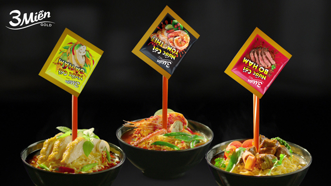 Mì 3 Miền chinh phục người dùng với gói nước cốt từ thịt và xương hầm nhiều giờ, thỏa mãn tiêu chí đậm đà - bổ dưỡng - an toàn