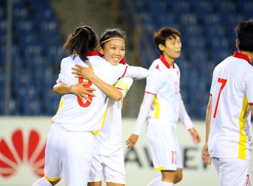Đội tuyển nữ Việt Nam có cơ hội lớn góp mặt tại sân chơi World Cup .Ảnh: VFF