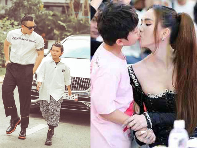 Đời sống Showbiz - "Con trai" Ngọc Trinh và Vũ Khắc Tiệp: Hàng hiệu phủ kín người, được cưng chiều như thiếu gia