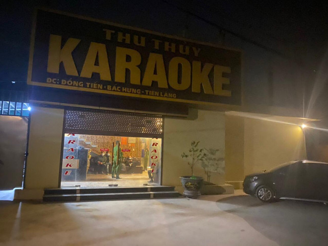Quán karaoke Thu Thủy, ở thôn Đồng Tiến, Bắc Hưng (Tiên Lãng)