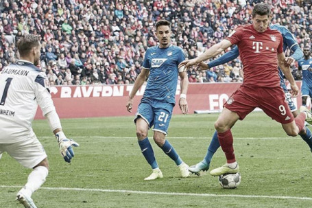 Video bóng đá Bayern Munich - Hoffenheim: Lewandowski "nổ súng", vùi dập 4 bàn