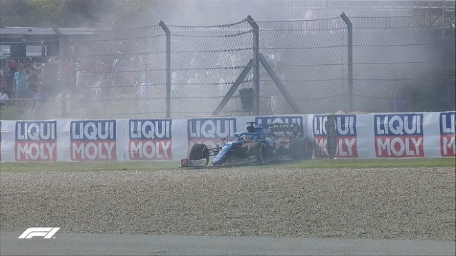 Tai nạn của Alonso trong FP2