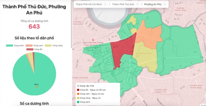 COVID-19: Chi tiết vùng xanh, vàng, cam, đỏ tới cấp độ tổ dân phố tại TP.HCM - 4