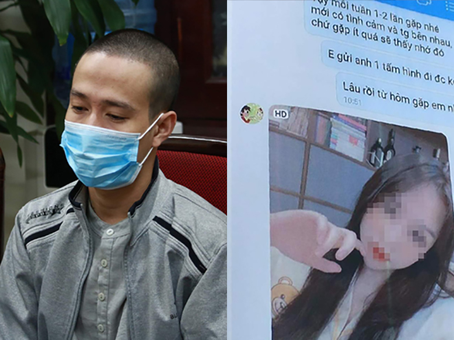 Đối tượng Hà Trọng Thắng và một Sugar Baby cung cấp thông tin cho Thắng để được môi giới bán dâm cho Sugar Daddy