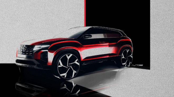 Lộ diện Hyundai Creta 2022 lấy cảm hứng từ Hyundai Tucson - 1