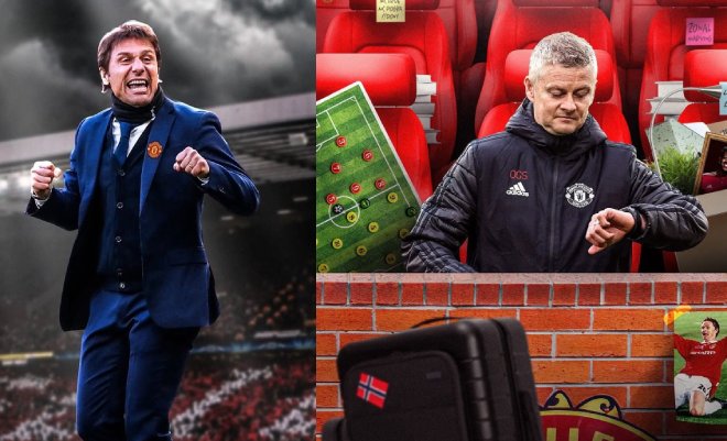 Conte sẵn sàng thay thế Solskjaer và chỉ chờ cuộc gọi từ ban lãnh đạo MU