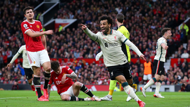 Salah lập hat-trick trong ngày Liverpool "hủy diệt" MU 5-0 ngay ở sân Old Trafford