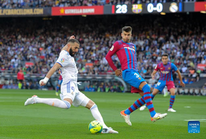 Real Madrid lần thứ tư liên tiếp thắng Barcelona ở các trận El Clasico