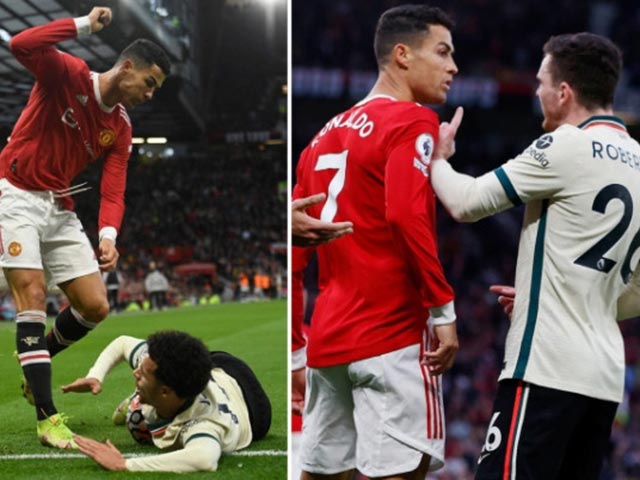 Robertson lao đến "tính sổ" với Ronaldo