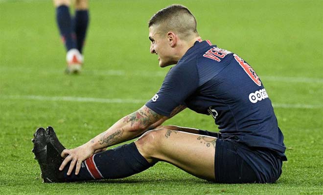 Marco Verratti dính chấn thương