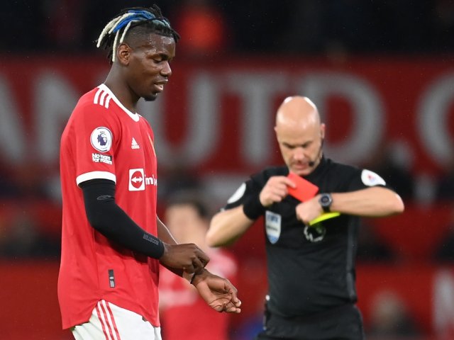 Bóng đá - Pogba vào sân 15 phút ăn thẻ đỏ thảm hại, huyền thoại MU đòi đuổi cổ
