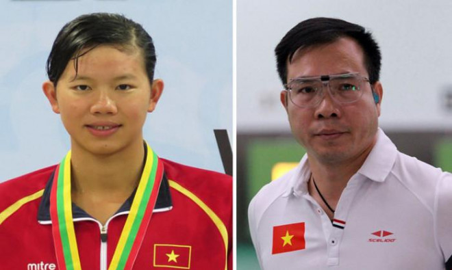 Ánh Viên và Hoàng Xuân Vinh