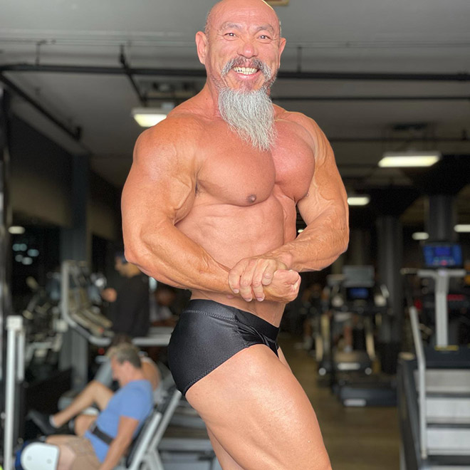 Cơ bắp đáng nể của lão tướng quê An Giang