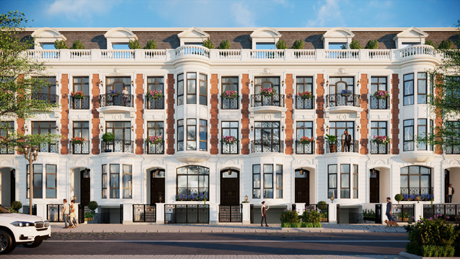 Những ngôi nhà phong cách Nghệ thuật hoàn mỹ (Beaux – Arts) với nét kiến trúc cổ điển kết hợp tinh tế với vật liệu có nguồn gốc tự nhiên tạo nên vẻ đẹp đa sắc cho các tuyến phố.