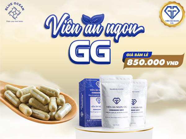 TPBVSK Viên Ăn Ngon Gg hỗ trợ kích thích tiêu hoá