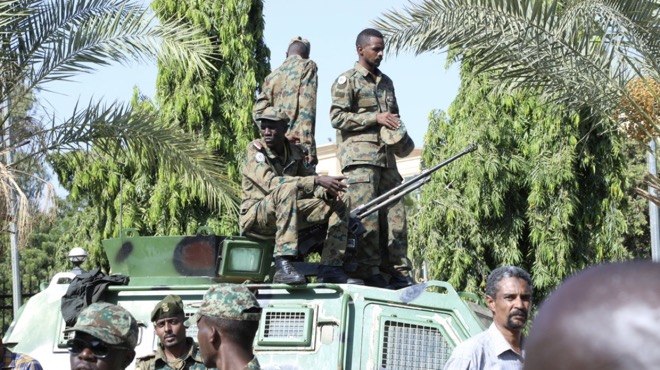Các binh sĩ quân đội Sudan.