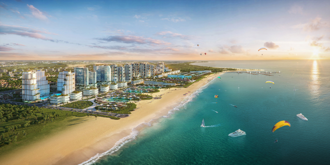 Thanh Long Bay tọa lạc tại vị trí đắt giá trên tuyến đường ven biển đẹp nhất quốc gia.