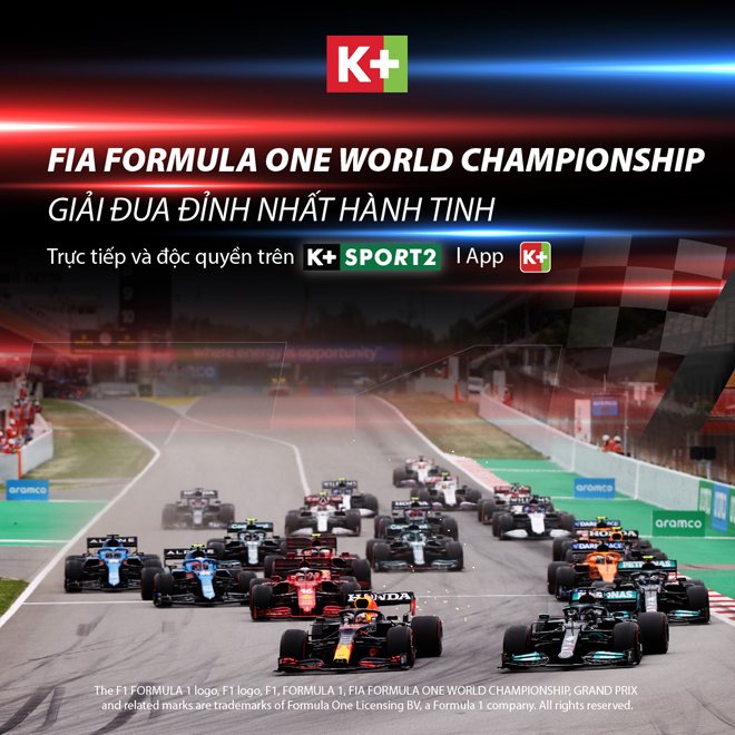 K+ đã chính thức đưa Formula 1™ đến với khán giả Việt
