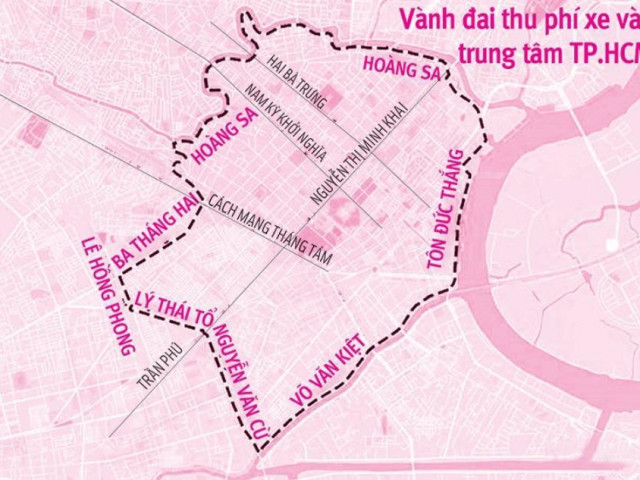 Tin tức trong ngày - TP.HCM sẽ có vành đai thu phí ô tô lưu thông vào trung tâm TP