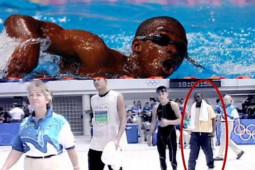 Sửng sốt kình ngư bơi lội suýt chết đuối ở Olympic