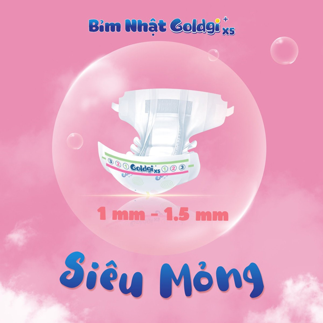 Bỉm Nhật Goldgi +x5 ra mắt gây chú ý trên thị trường tã/bỉm Việt - 2