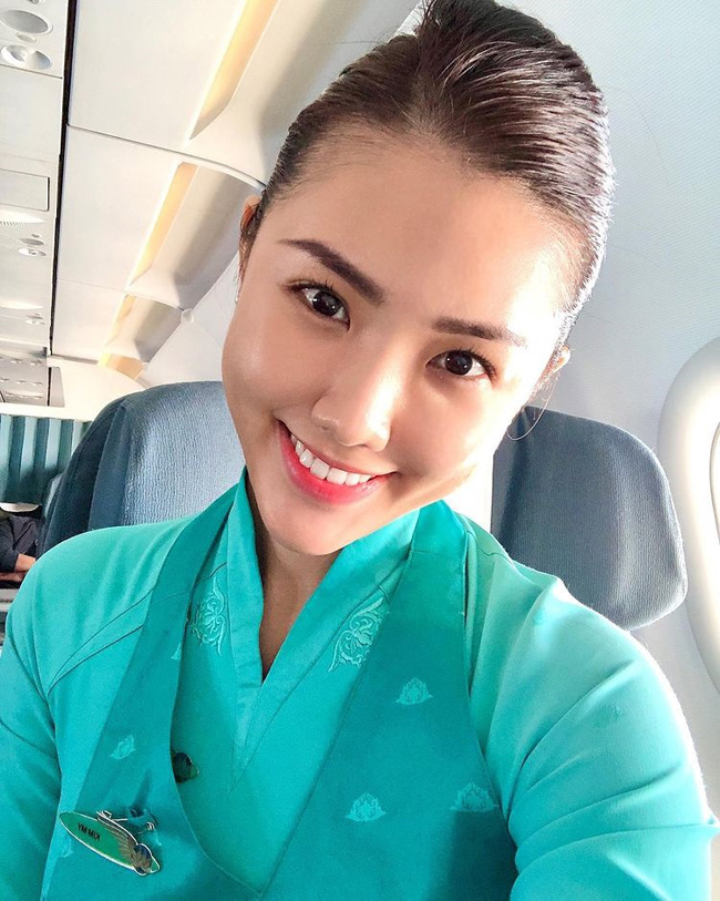 Châu Huỳnh Kim My là tiếp viên hàng không khoang thương gia của hãng hàng không quốc gia.
