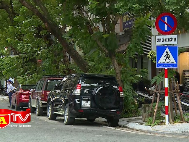 Video - Biển cấm đỗ xe theo ngày chẵn, lẻ không phát huy tác dụng