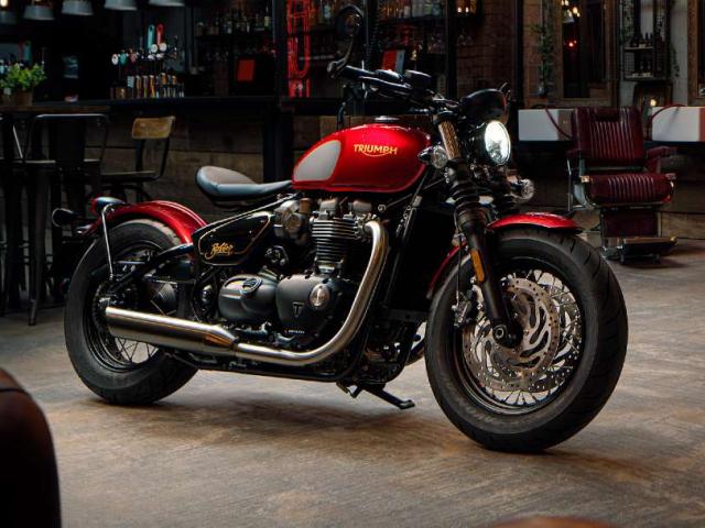 Xe máy - Xe đạp - Triumph Bonneville Gold Line trình làng - Rolls Royce của làng mô tô