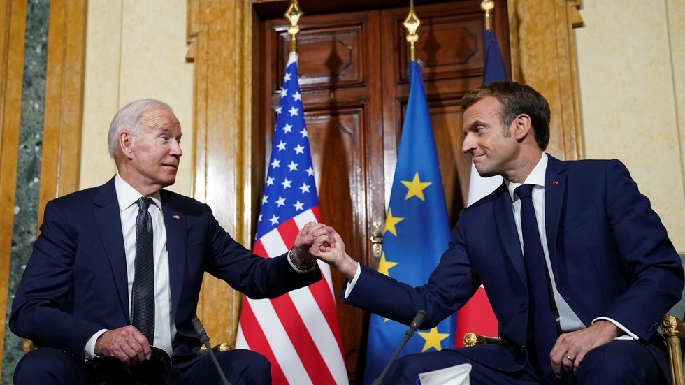 Hai nhà lãnh đạo Mỹ và Pháp gặp nhau tại Rome, Italia.