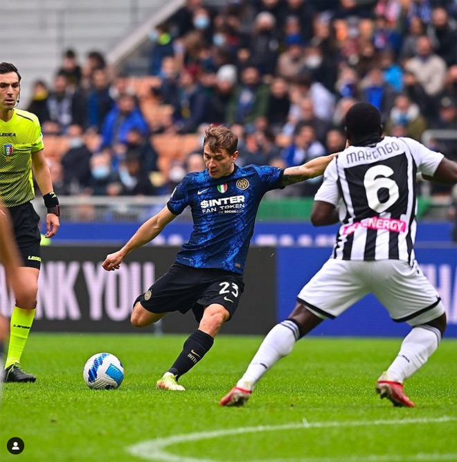Nicolo Barella chơi xông xáo trong đội hình Inter Milan