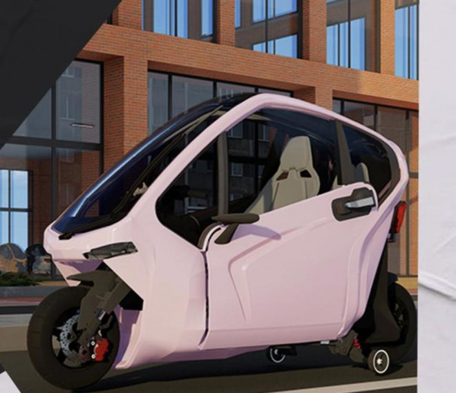 Nhiều người dùng tại Việt Nam quan tâm về mẫu xe máy điện có Cabin như ô tô này. Ảnh: Motorbox