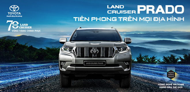 Toyota ra mắt Land Cruiser Prado phiên bản mới - Tiên phong trên mọi địa hình - 1