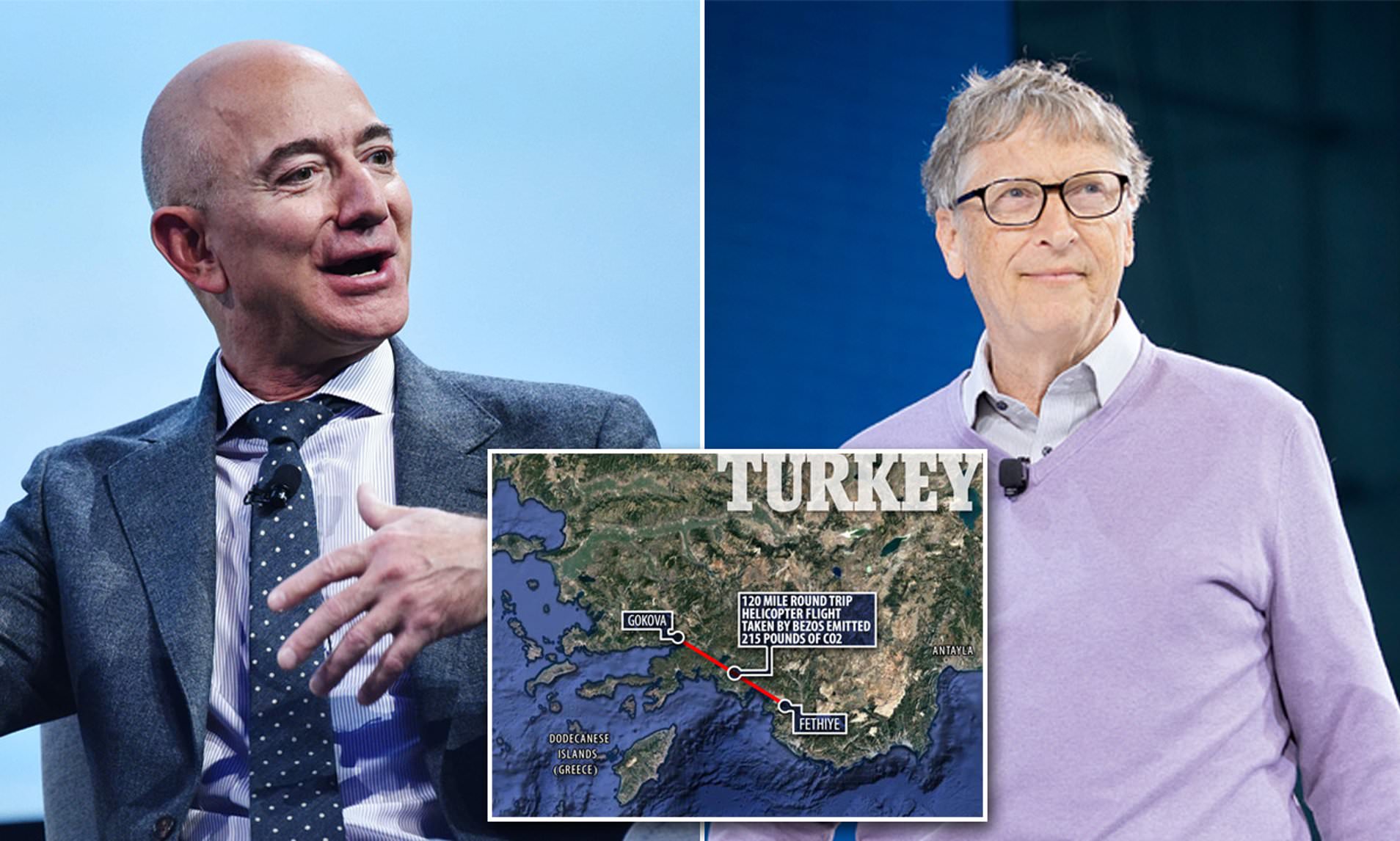Tỉ phú Jeff Bezos và Bill Gates hiện là người giàu thứ hai và thứ tư trên thế giới.