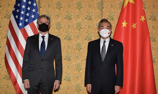 Ngoại trưởng Mỹ Antony Blinken và người đồng cấp Trung Quốc Vương Nghị hôm 31.10 có cuộc gặp tại Rome, Italia.
