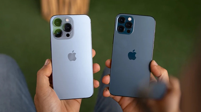 iPhone 13 Pro và iPhone 12 Pro có khá ít sự khác biệt.