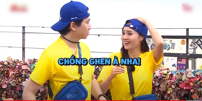 Ninh Dương Lan Ngọc và "chồng" tình tứ trên sóng truyền hình - 10