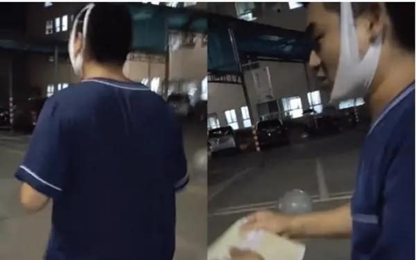 Ông bố bị trật khớp hàm vì quát con trong lúc dạy con làm bài. Ảnh: Haike News