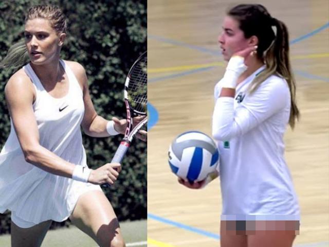 Thể thao - Giật mình người đẹp thể thao "như quên mặc quần": Sharapova từng gây sốt