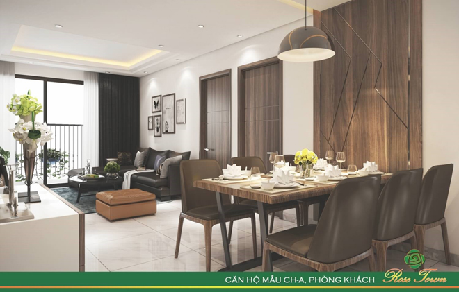 Các căn hộ tại Rose Town có thiết kế thông minh, khoa học, tối ưu hoá công năng và diện tích sử dụng, đặc biệt luôn ngập tràn ánh sáng tự nhiên