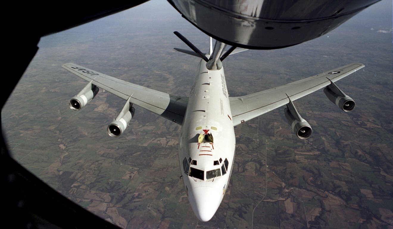 WC-135 là mẫu máy bay trinh sát chuyên phát hiện dấu vết của phóng xạ trong không khí.