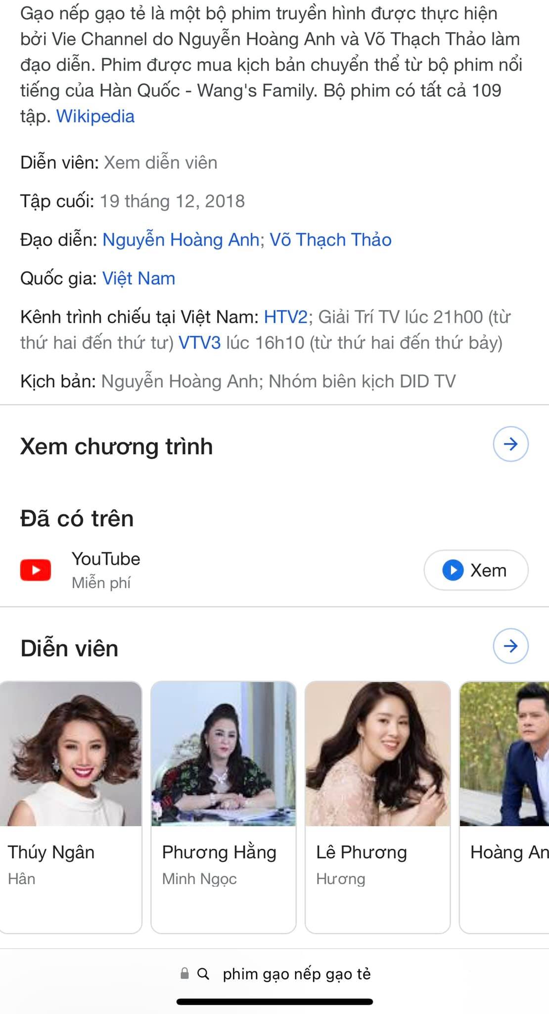 Hình ảnh diễn viên Phương Hằng vai Minh Ngọc bị cư dân mạng thay sang ảnh của doanh nhân Phương Hằng - bà chủ Đại Nam