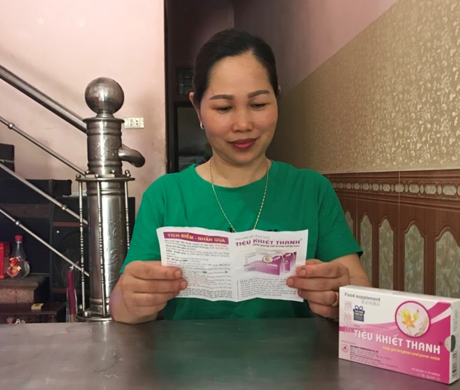 Chị Hoan rất hài lòng về hiệu quả cải thiện khản tiếng của Tiêu Khiết Thanh